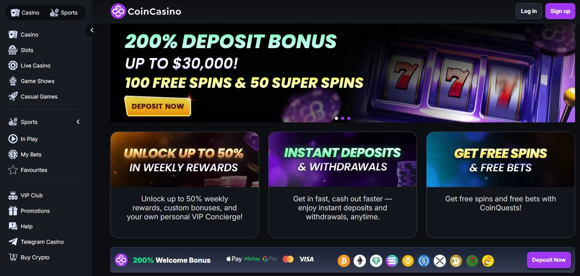 najboljši online casino CoinCasino
